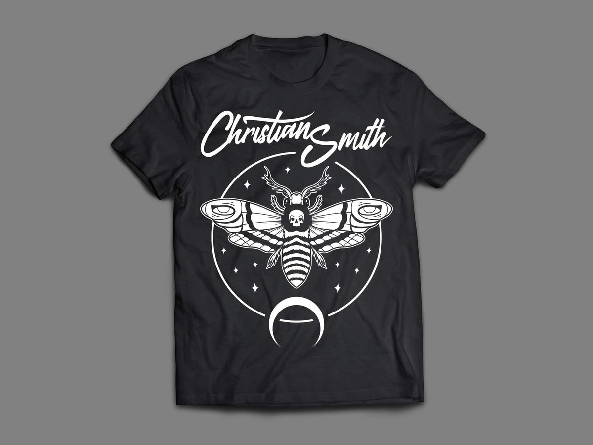 New tour means NEW MERCH! 
Stoked to share this new moth design T-Shirt with you! The incredible Laurence Crow created this and I’m blown away! I hope you guys like it as much as I do! These are now up for Pre-order at the link in my bio! Grab one so you’re tour ready this summer