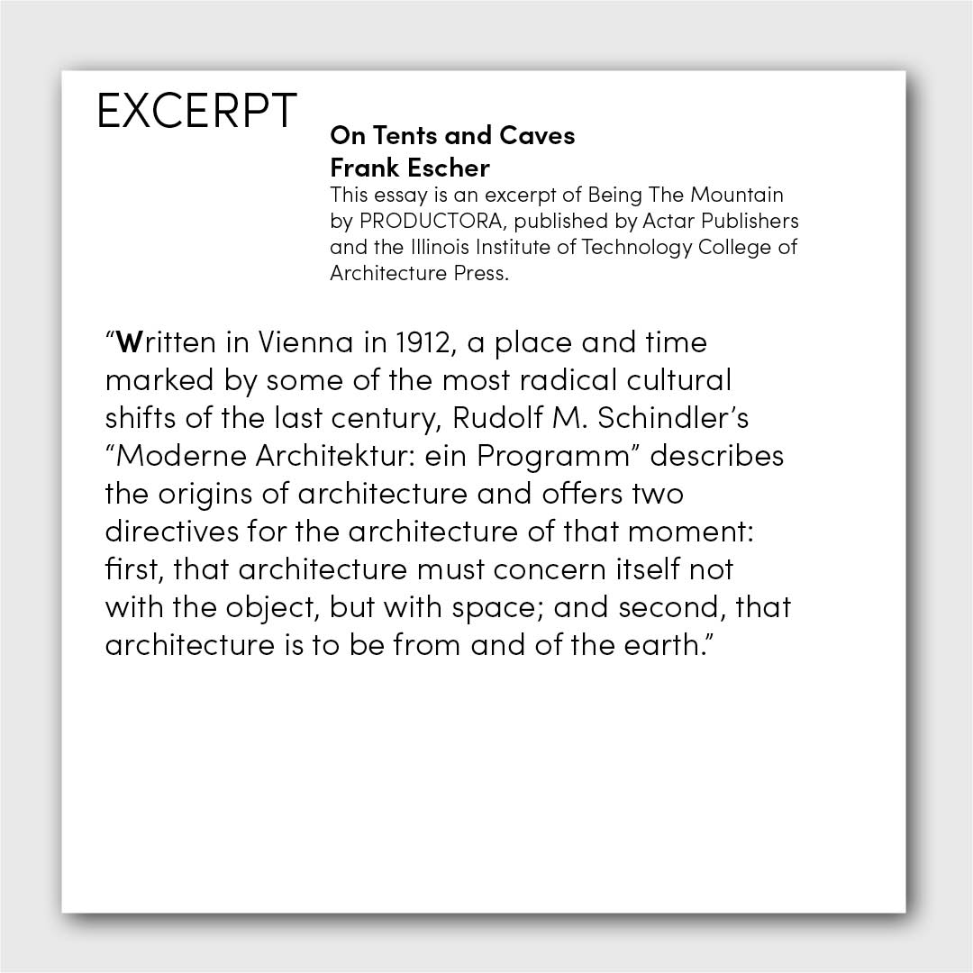 urbannext_net's tweet image. #LandformDesign #EXCERPT

On #Tents &amp;amp; #Caves by Frank Escher, from Being The Mountain by #PRODUCTORA, published by @actar_publisher and @IITArchitecture

&quot;The first space for living was the cave. The first house was the hollow mound of earth&quot;

find it at: urbannext.net/on-tents-and-c…