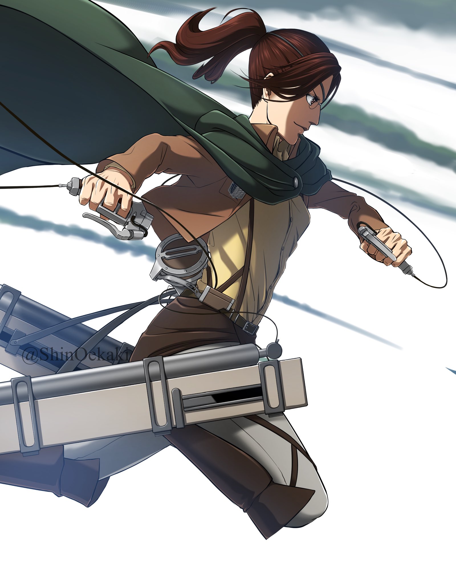 Shinちゃま 進撃の巨人 Attack On Titan ハンジさんのイラストです T Co Iae5gnmhh0 Twitter