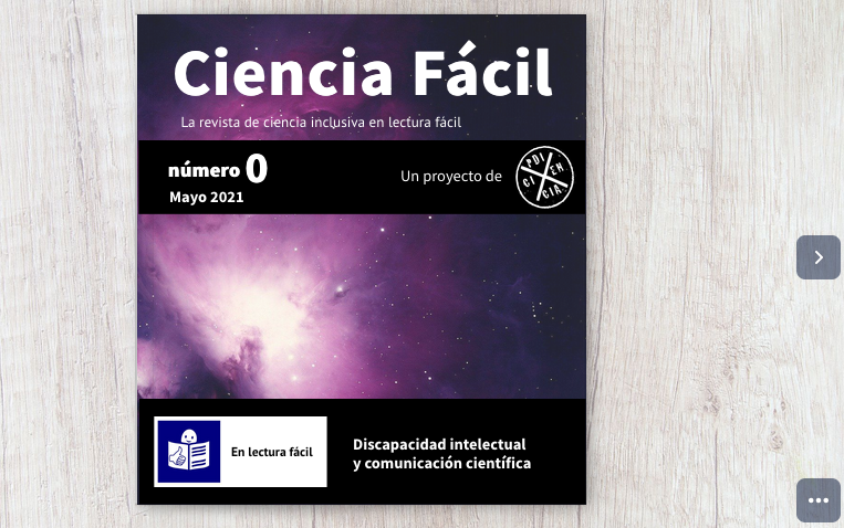 enmarcha's tweet photo. 📰Ciencia Fácil es una revista científica adaptada a lectura fácil. En ella encontrarás:
    ▶️Noticias.
    ▶️Entrevistas.
    ▶️Reportajes.
Ya puedes leer el primer número de la revista aquí🔽

📲https://t.co/dlz3E4Hj9c

#Cienciainclusiva para todos los públicos https://t.co/RwxJl8tkIG