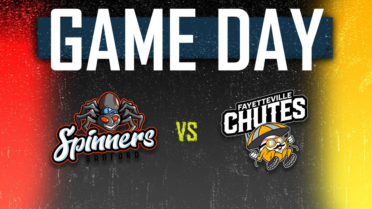 SpinnersONSL's tweet photo. It's FINALLY here! Join the Spinners for their opening day at Tramway Park at 7:00 PM! Will the @ChutesONSL  get caught in the web? 🕸

Livestream link: https://t.co/grgm4yqxjm https://t.co/6Usu8c5wfF