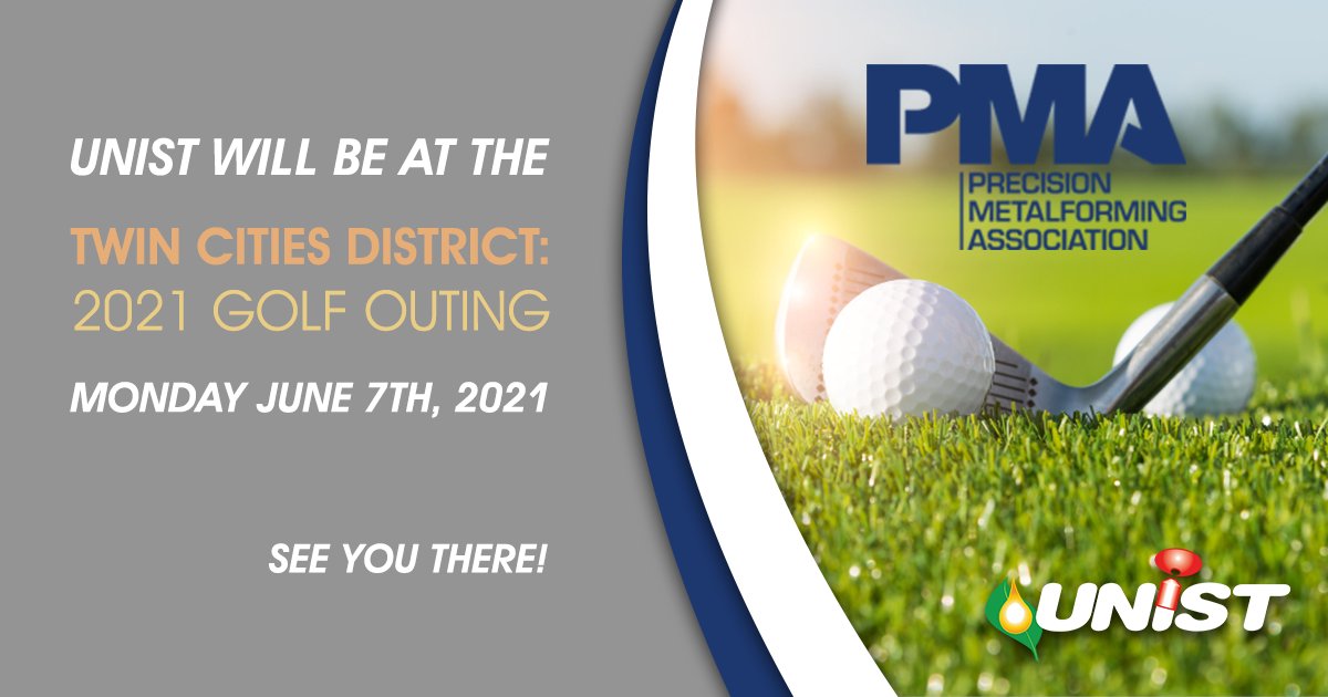 Unist will be attending the Twin Cities District 2021 Golf Outing Monday June 7th 2021. This event will be held at The Refuge Golf Club in Oak Grove, Minnesota. #unistinc #golfouting