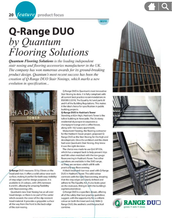 MPBAUK's tweet image. Read @QuantumFlooring's article in this months @ABCDmag
 
Quantum are the leading independant #stair #nosing &amp;amp; #flooring accessories #manufacturer in the uk. The company has won numerous #awards for its #groundbreaking product designs

bit.ly/2TO1VNR (pg 20)