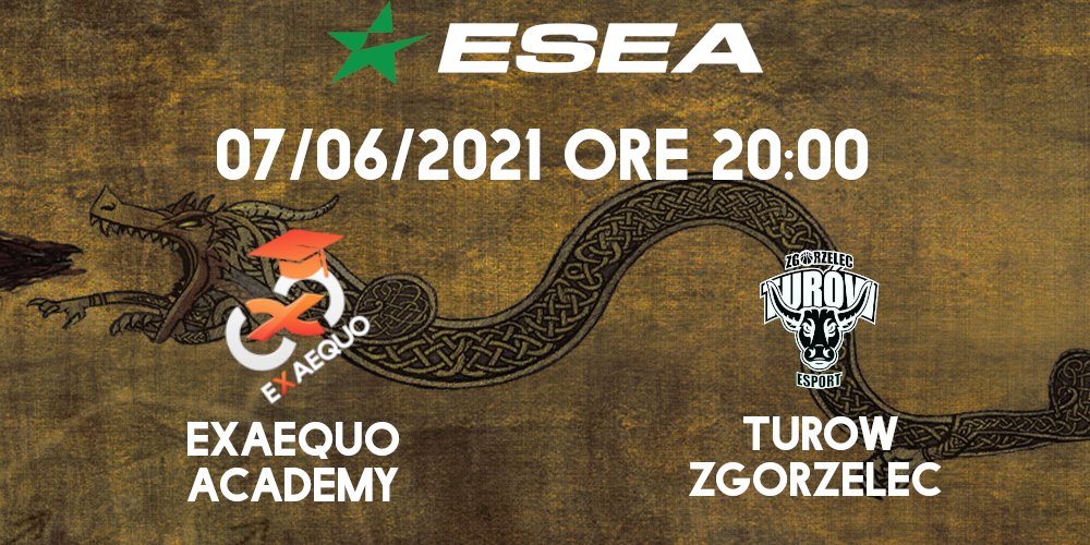 exaequoitalia's tweet photo. 🔥 Questa sera si gioca #ESEAOPEN 🔥

Alle ore 20:00, sulla mappa de_mirage, i ragazzi dell'Academy affronteranno i PGE Turów Zgorzelec Esport .

Potrete seguire la partita in live su https://t.co/jgvnubymGi https://t.co/Rg9bpFPvhU