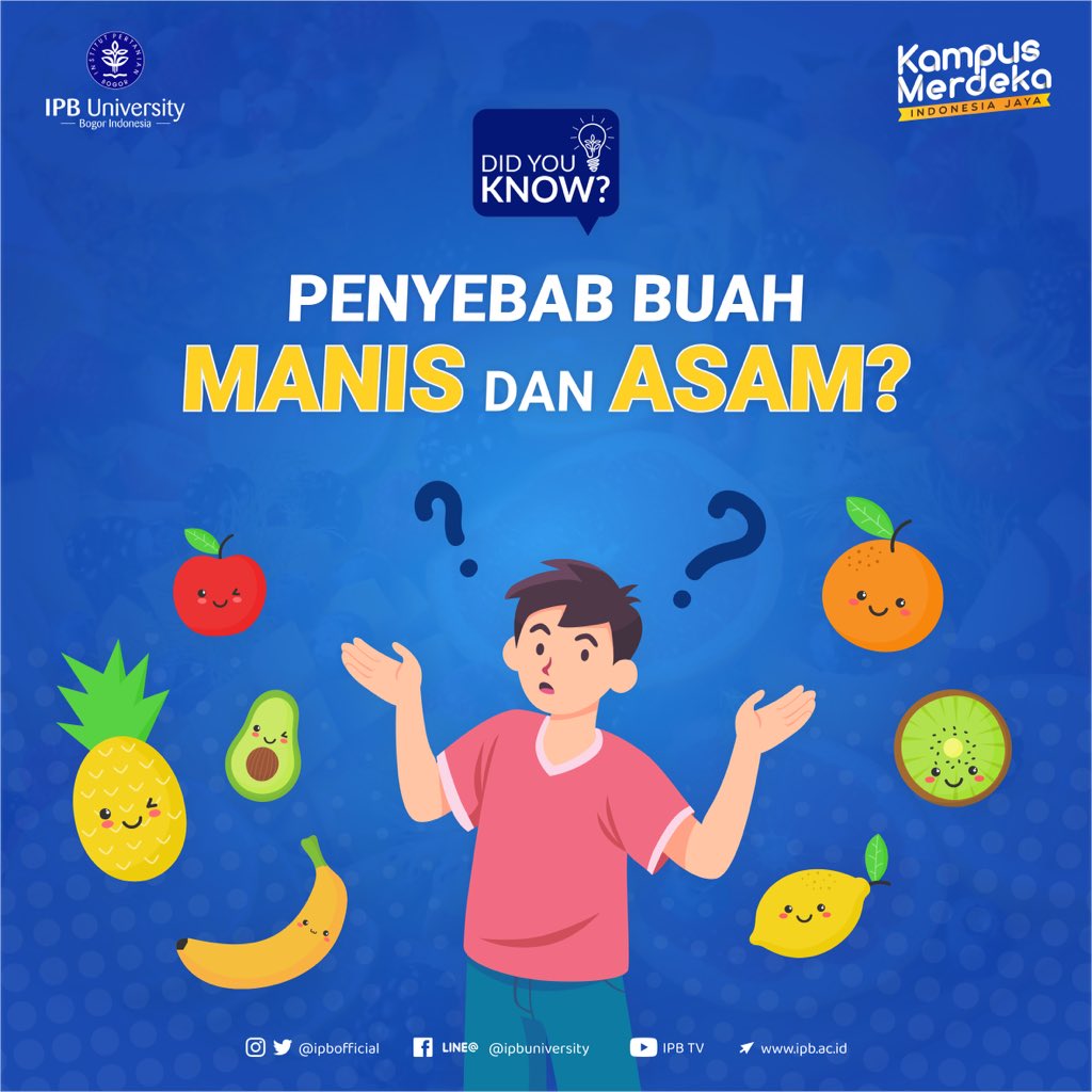 #DidYouKnow
Tak perlu sambil memandang wajahmu untuk menikmati manisnya buah
Tak butuh hati yang patah untuk merasakan rasa asam yang ada