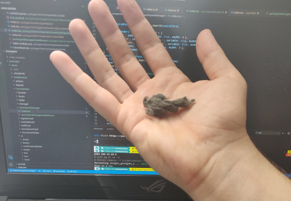 etournity_app's tweet photo. Not exactly a dev update, but:
Remember to keep your devices dust free (especially over the summer)

- Felix https://t.co/BASXi0Ay8i