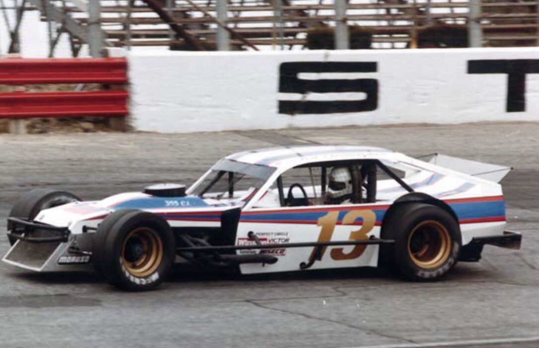 KRob112's tweet image. 1985 pic of Ted Christopher @StaffordSpeedwy #TC13 
📸 H. Hodge