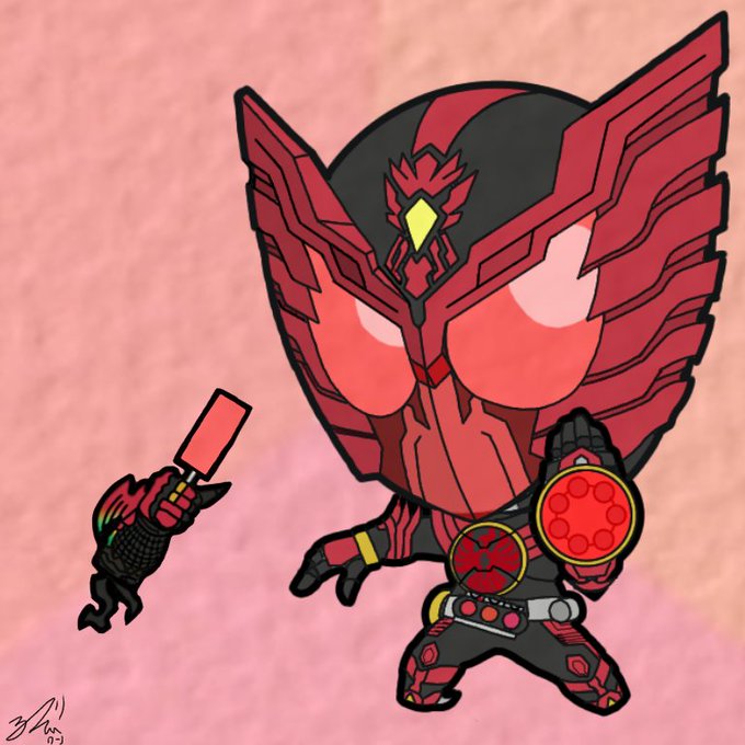 仮面ライダーオーズ のtwitterイラスト作品 人気順
