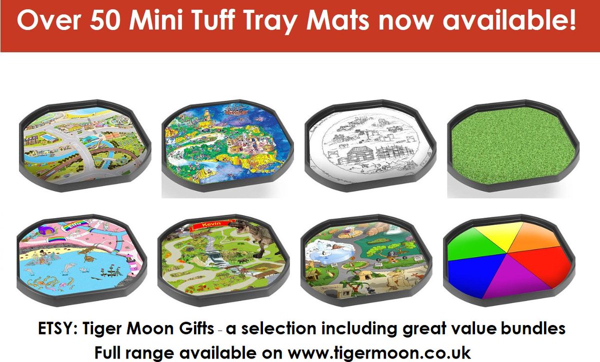 "So helpful! I asked if the designs could be amended to fit the smaller tuff table &amp; my request was looked into quickly even though I’m sure it was a bit of a faff! Really pleased with them!" #ETSY

#tufftray #minitufftray #tufftrayplay #tufftrayideas #tufftraymat #tufftrayinsert