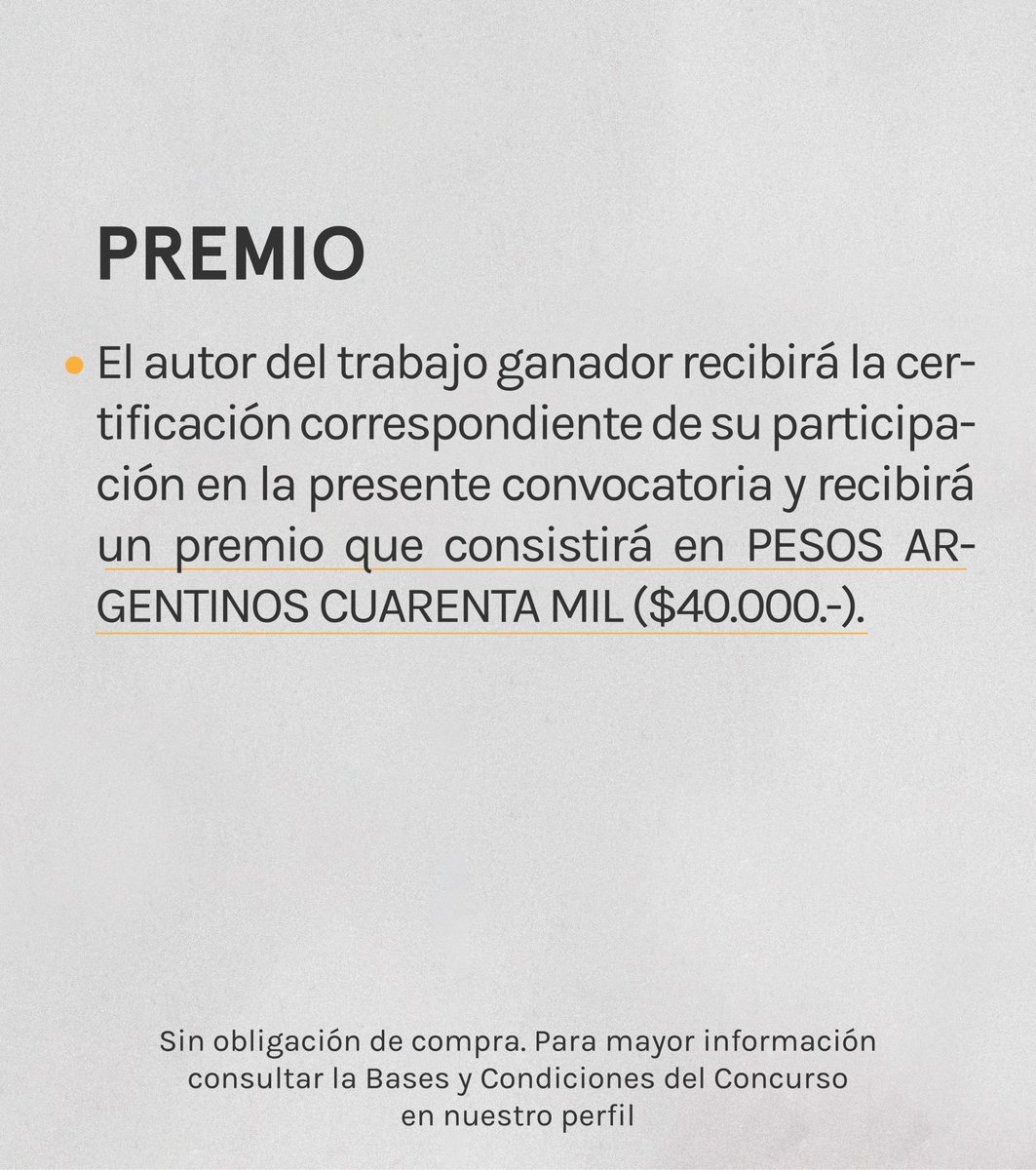 ✏️¿Te gustaría ser el diseñador de nuestro logo y darle identidad a nuestra asociación?
📆¡Atentos por a partir del 1ro de Julio pueden comenzar a enviar sus propuestas! Pueden encontrar las bases y condiciones en el link de nuestro perfil.
¡Buena suerte a todos!

#concurso