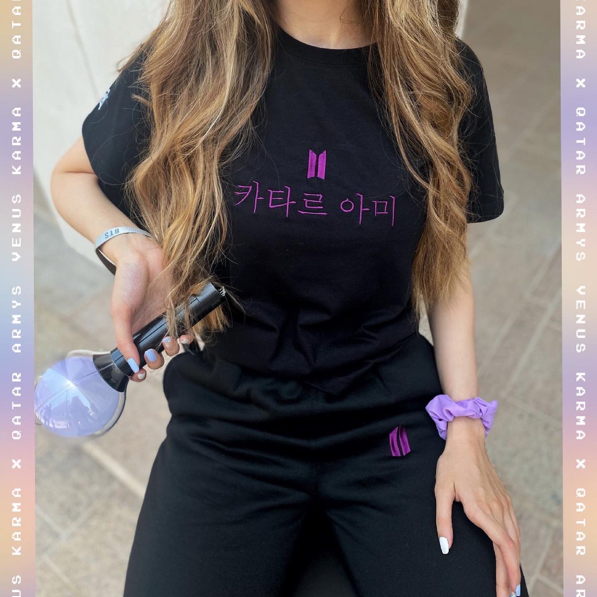 QatarARMYs's tweet photo. We collaborated with Venus Karma for BTS 8th Anniversary 🤩
Order now ⚡️💜
🛒: https://t.co/LlpX6SNqDt
#BT8TH
@BTS_twt https://t.co/DrYgf8NdRZ
