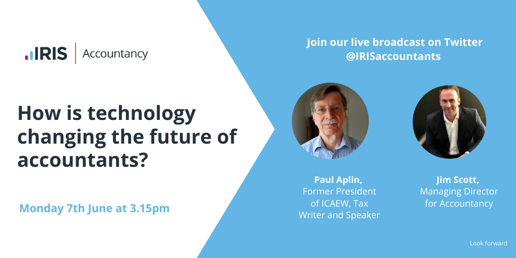 IRISaccountants's tweet photo. We're almost live! Tune into our live broadcast at 3.15pm, to hear @jimscott_uk &amp; @PaulAplinOnTax discuss some of the challenges and opportunities new technologies bring to the accountancy space. 

#accountant #taxtwitter #artificialintelligence #chatbots https://t.co/O6e1kb4chz