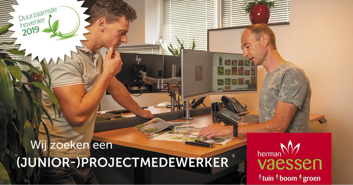 VaessenRalf's tweet photo. Kom jij onze groene familie versterken als (Junior-) Projectmedewerker? https://t.co/YreCd92O1D

#vacature #projectmedewerker #vacatureprojectmedewerker #projectvoorbereiding #HAS  #Groengeregeld https://t.co/Mbldla5O3u