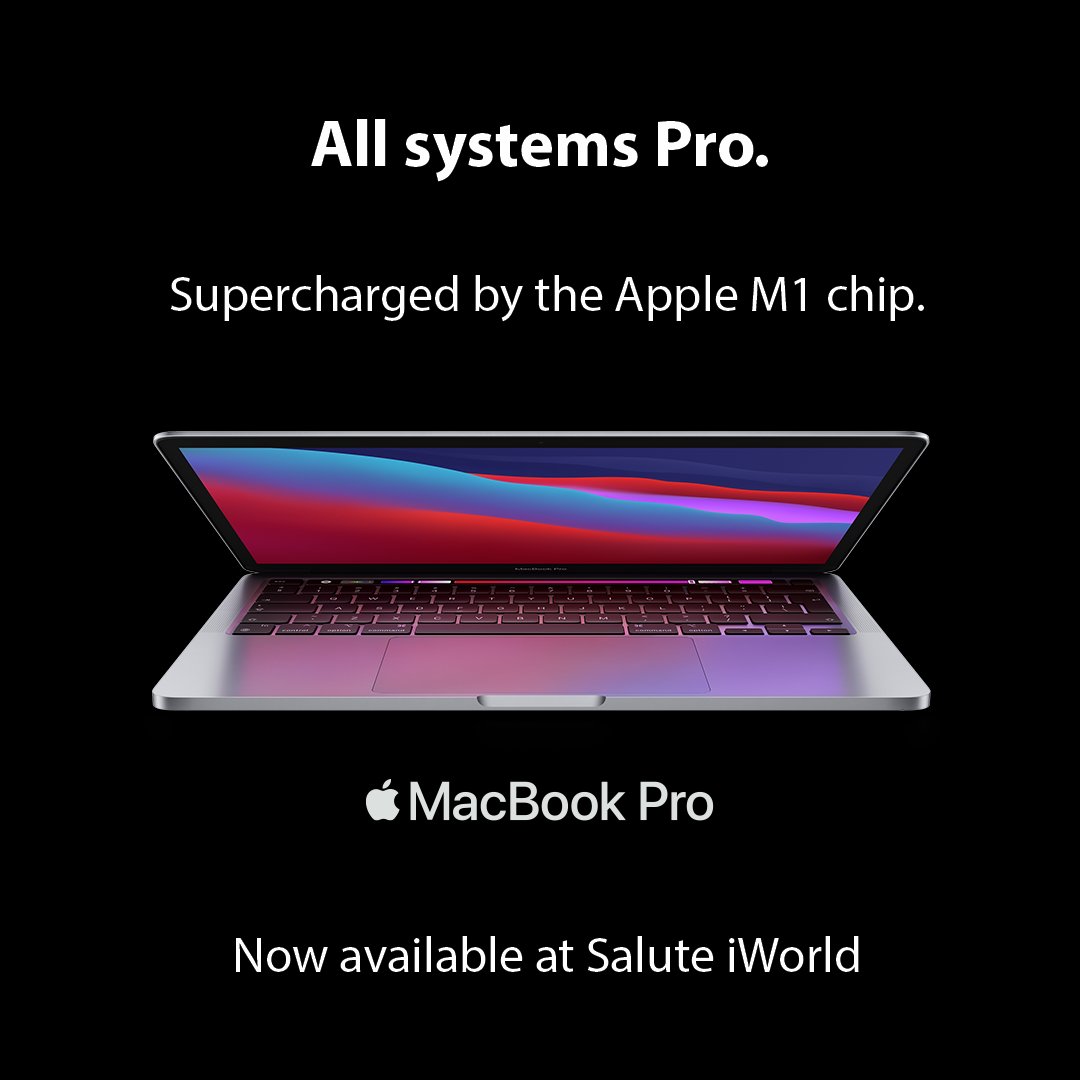 thejunctionmall's tweet photo. Known for Super-fast processors, next-generation graphics, largest battery capacity, a new Magic Keyboard, and massive storage. 
Get yours today @SaluteIWorldLtd  located at The Junction Mall.
#AllAboutYou https://t.co/OWyQ5fMkFd