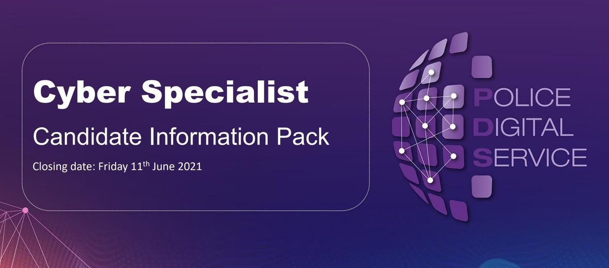 Join Police Digital Service as Cyber Specialist

Police Digital Service is looking for a Cyber Specialist to play a key role in the Cyber Services Team, ensuring secure solutions are delivered into National Policing.

find out more and apply online via
orlo.uk/crWkV