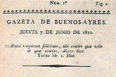 ElgueMario's tweet image. FELIZ DIA DEL PERIODISTA!!

La 1era.Junta dispuso que figurara la sentencia de Tácito: "Rara felicidad de los tiempos, en que se puede decir lo que se siente y sentir lo que se quiere" y que el director fuese el Secretario  Mariano Moreno.