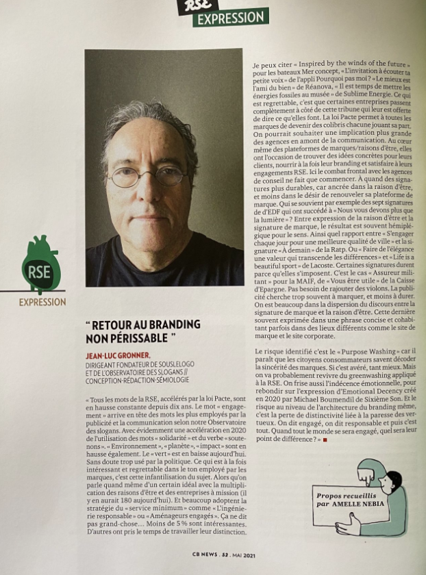 c_coutheillas's tweet photo. Le "branding non périssable" par @jeanlucgronner @fondamenti Toujours clair et précis #branding #communication #RSE https://t.co/htH1CS8xex