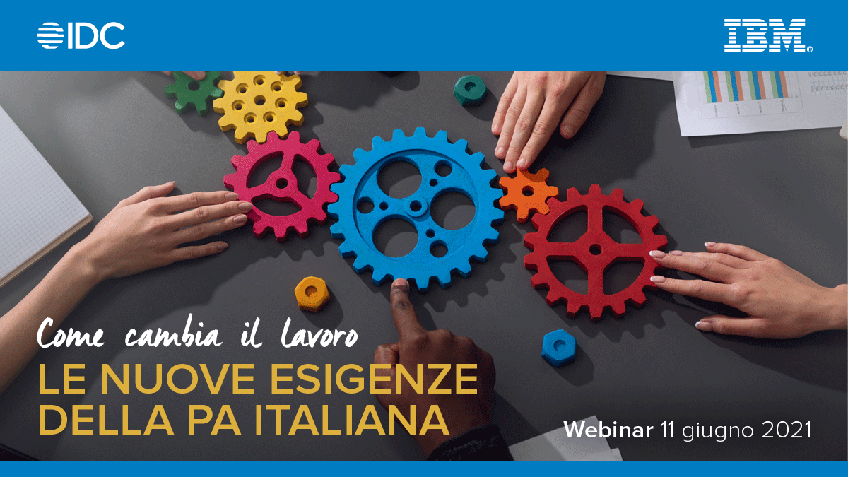 IDCItaly's tweet photo. Fra le risorse chiave per i dipendenti pubblici ci sono i servizi di gestione delle postazioni di lavoro, ora ancora più critici in un contesto di lavoro ibrido.

IDC e @IBMItalia parleranno di #PAdigitale l'11 giugno. Segui la diretta streaming ➡ https://t.co/scbuUQDYf8 https://t.co/xndeJlTjce