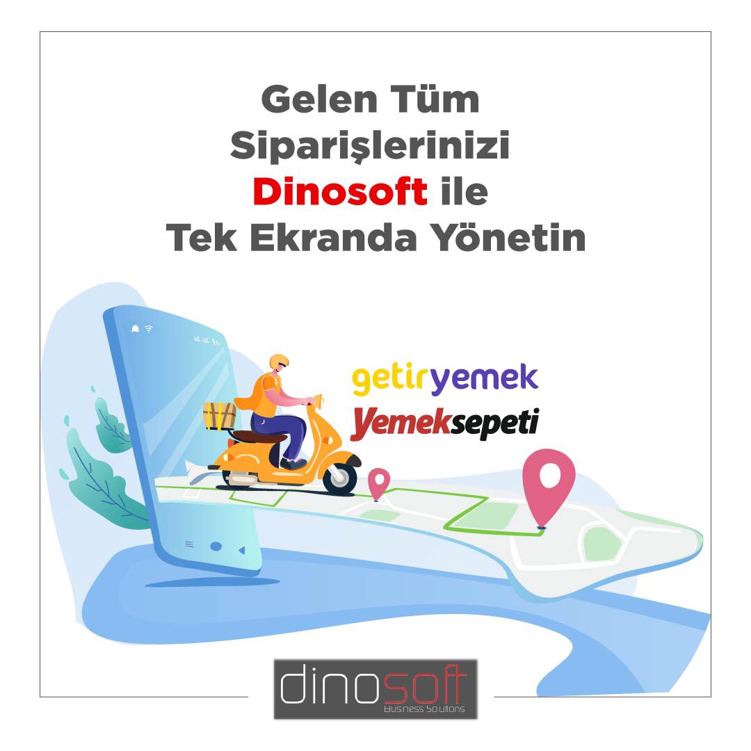 DinosoftS's tweet photo. #yemeksepeti #getiryemek #dinosoft https://t.co/W76yYz4gRc