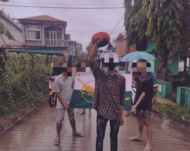 ichika_yee's tweet photo. Students Union's Guerrilla style strike in Dawei, Tanintharyi Region. #June7Coup #MilkTeaAlliance   #WhatsHappeningInMyanmar https://t.co/wyIy267PaT