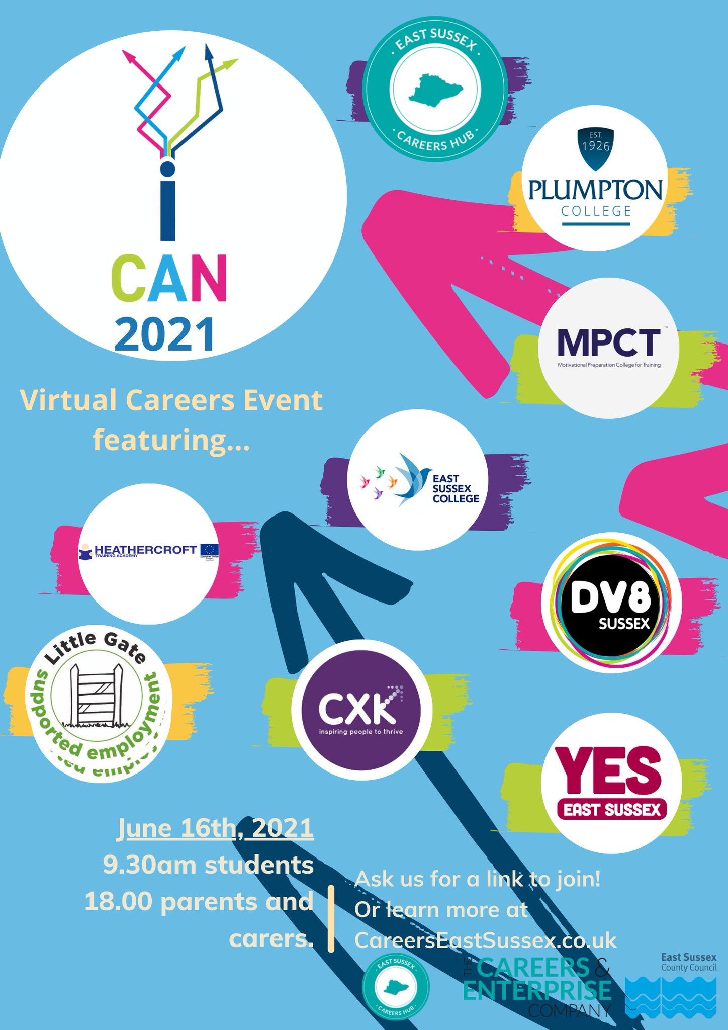 Careers Hub East Sussex on Twitter "iCan2021 is now only nine days