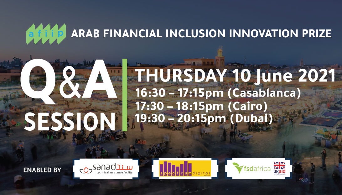 How can you win AFIIP 2021 and take your solution to the next level? Join us on Thursday!

We will outline the prize process and answer all your questions. Register here: us02web.zoom.us/meeting/regist…

@FSDAfrica @FinanceinMotion <a href="/FinDevGateway/">FinDev Gateway</a> <a href="/aucventurelab/">AUC Venture Lab</a> <a href="/FintechGalaxy/">Fintech Galaxy</a> <a href="/ArabNetME/">Arabnet عرب نت</a>