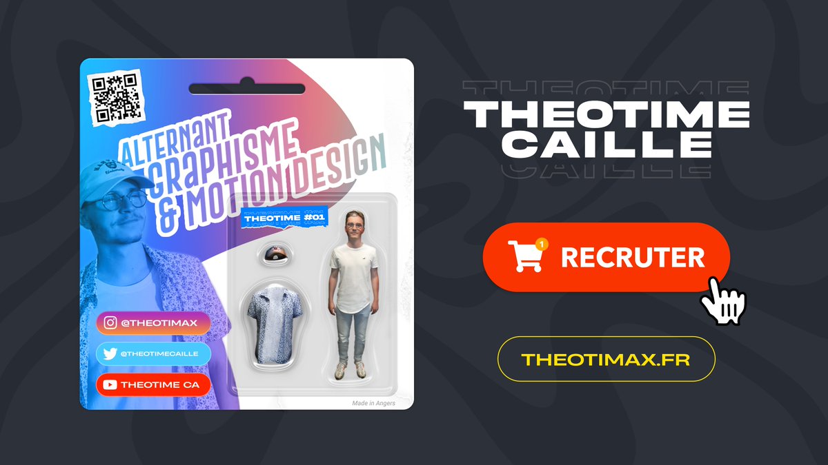 🌟 Pour la modique somme de 1 an d’alternance, recrutez votre alternant #graphiste, #motiondesigner !

🔎 Je recherche une alternance pour l’année 2021-2022, dans le #webdesign, le #digital, la #communication, pour mon Master DA à #Ynov Nantes.