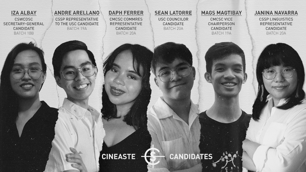 UPCineastes's tweet photo. We support our members who intend to run this student council elections, for we believe in their capacities to uphold the values and advocacies of the organization through the application of the essence of filmmaking as a collective endeavor in bolstering progressive calls. https://t.co/ZvFYj0K99c