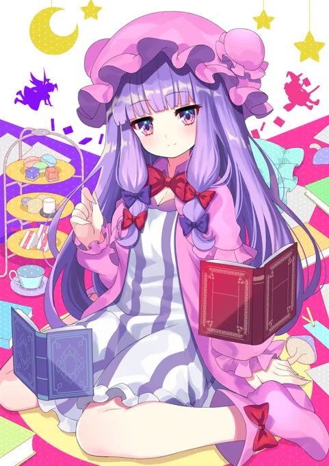 動けない大図書館の魔女パチュリーさん 