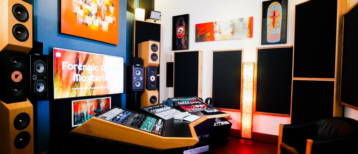 ForensicMaster's tweet image. Finally.... the first time I have updated the studio photo since 2009! #mastering #audiomastering #masteringstudio