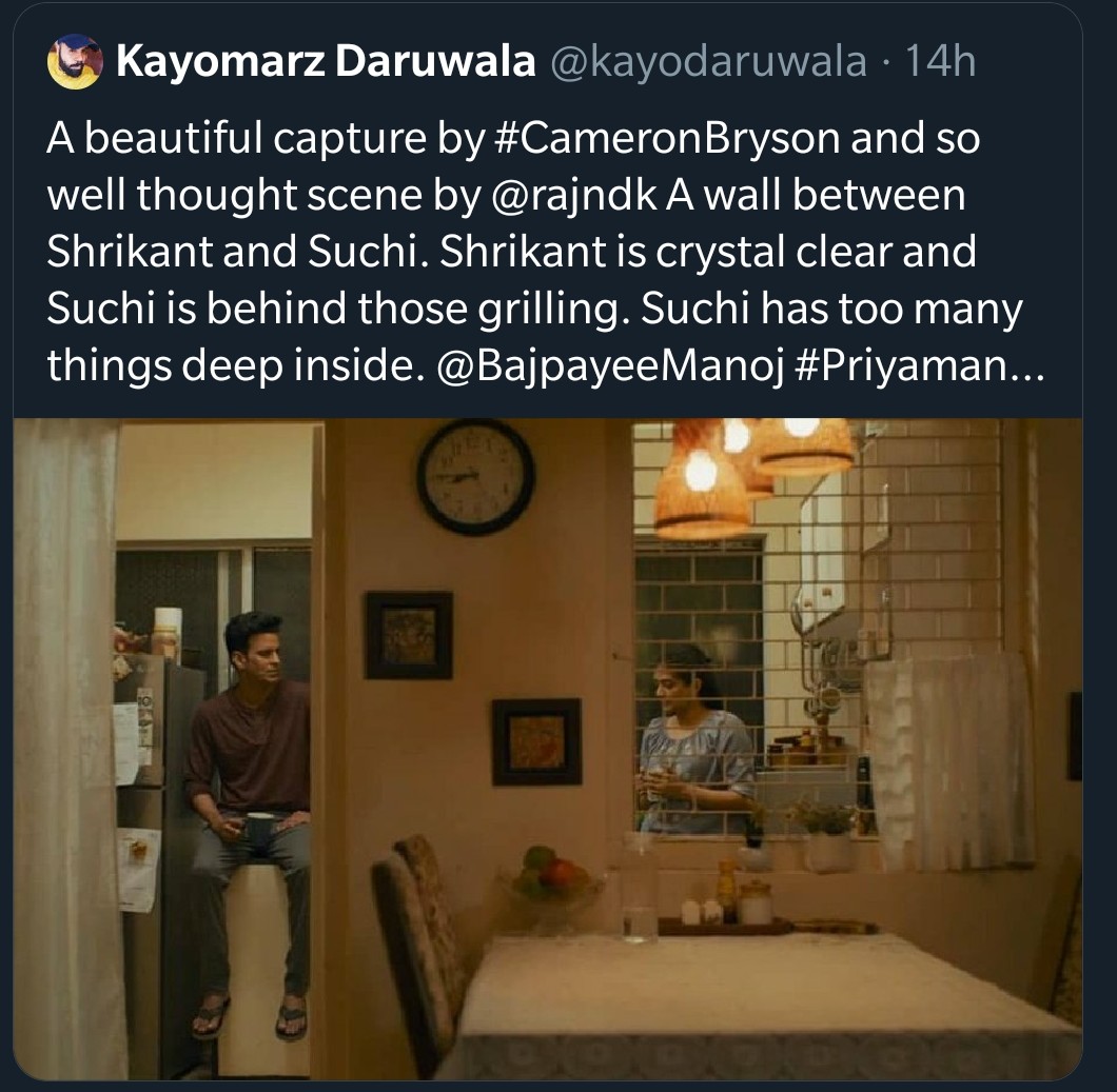 om2kool's tweet photo. Yet another account stealing from @kayodaruwala - This never ends. Pls do the needful @soopified @FilmySasi @Bollywoodirect @CinemaRareIN @rajndk @gulshandevaiah @BajpayeeManoj @sharibhashmi @chhabs @PopcornReviewss #TheFamilyMan #season2 #TheFamilyManSeason2 #TheFamilyManOnPrime https://t.co/VO43YKemK6