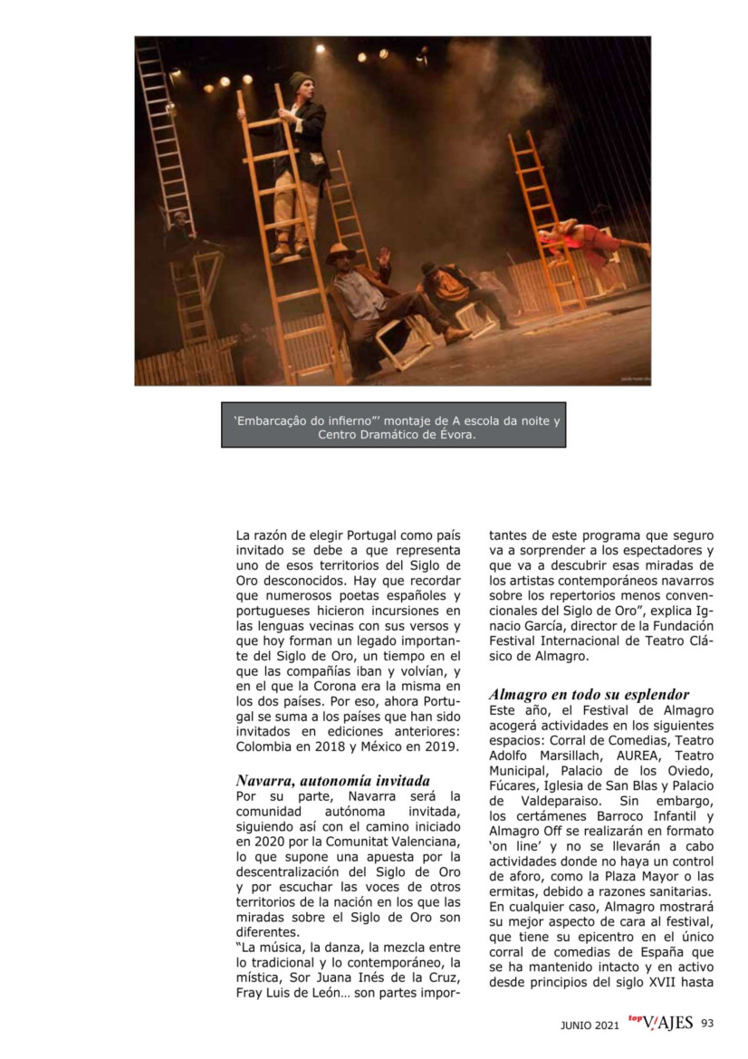festivalalmagro's tweet photo. 🎭El #FestivaldeAlmagro en la revista de turismo y gastronomía @topviajes_net 🗞️

Podéis ver todo el artículo (pág.92-94) en ➡️ https://t.co/UTgtxWdWl9 https://t.co/Vo1vqX4lAJ