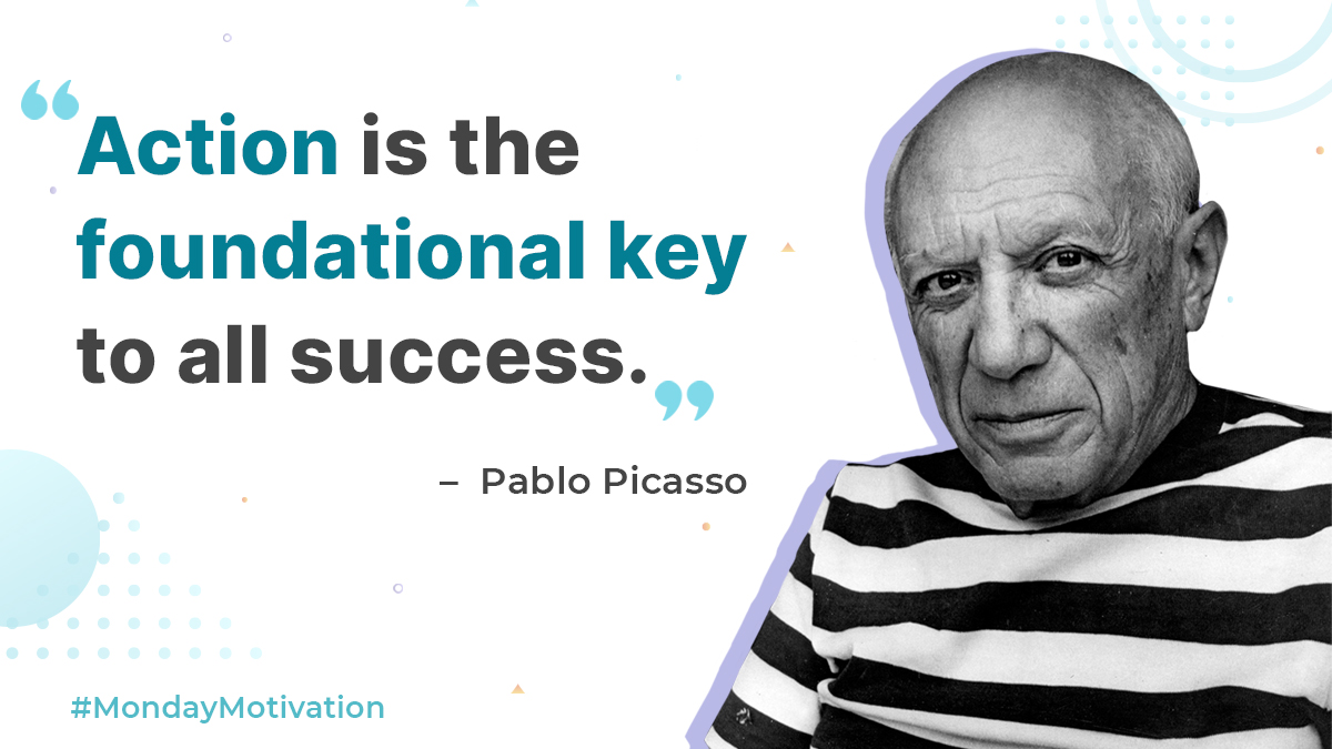 dSTARLab's tweet image. GM, community! 🌞
Pablo Picasso was not only a talented artist, but a wise man, who found a key to success:

#MondayMotivation #MotivationalQuotes #mondaythoughts #Motivation #inspirational #InspirationalQuotes #inspo #leadership #Leaders   #positivevibes