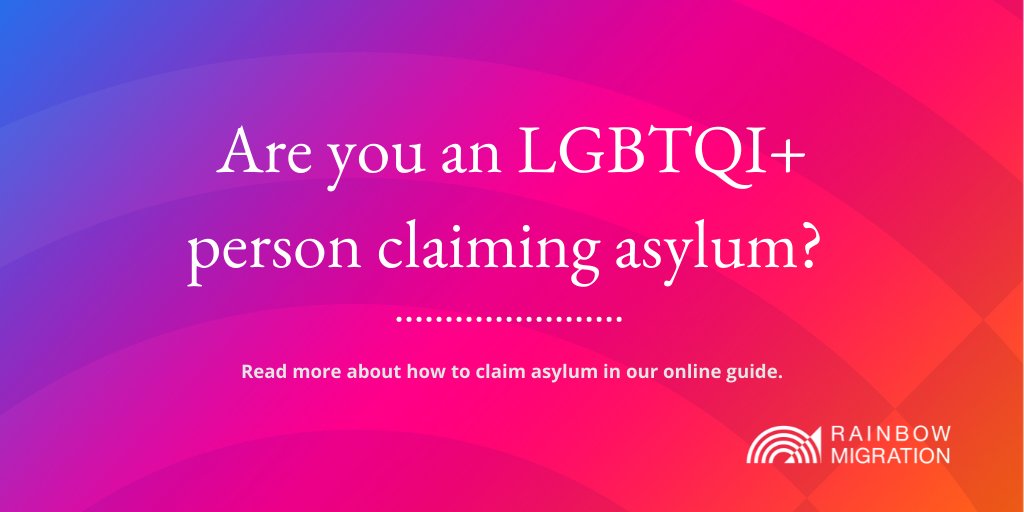 Our 'How to Apply for Asylum' guide for LGBTQI+ people is now available in Albanian, Arabic, Bengali, English, Farsi, French, Mandarin, Urdu and Pashto.
➡️  Read the guide: rainbowmigration.org.uk/how-to-apply-f…
➡️  Watch the videos: rainbowmigration.org.uk/videos