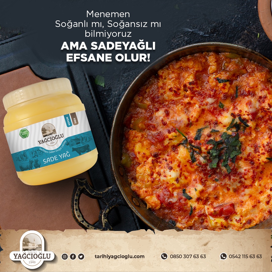 Kahvaltınızı daha lezzetli olması için Tarihi Yağcıoğlu Sade Yağ çeşitlerini deneyin. 
Sipariş ve daha fazlası için; tarihiyagcioglu.com 'u ziyaret edebilirsiniz.
.
.
.
.
#sadeyağ #doğalürün #doğal #yağ #ghee #sağlıklıyaşam #sadeyag #iyigıda  #tarihiyağcıoğlu #baklava