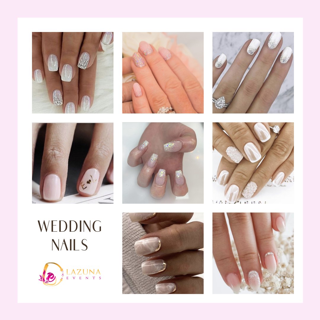 Whats your wedding nails style?

#LazunaEvents #weddingnails #nails #wedding #manicure #nailinspiration #bride #weddinginspiration #bridal #bridetobe #love #gelnails #weddingphotography #wedding #weddings #weddingday #weddingstyle #mrs2be #wedstyle #weddingdetails