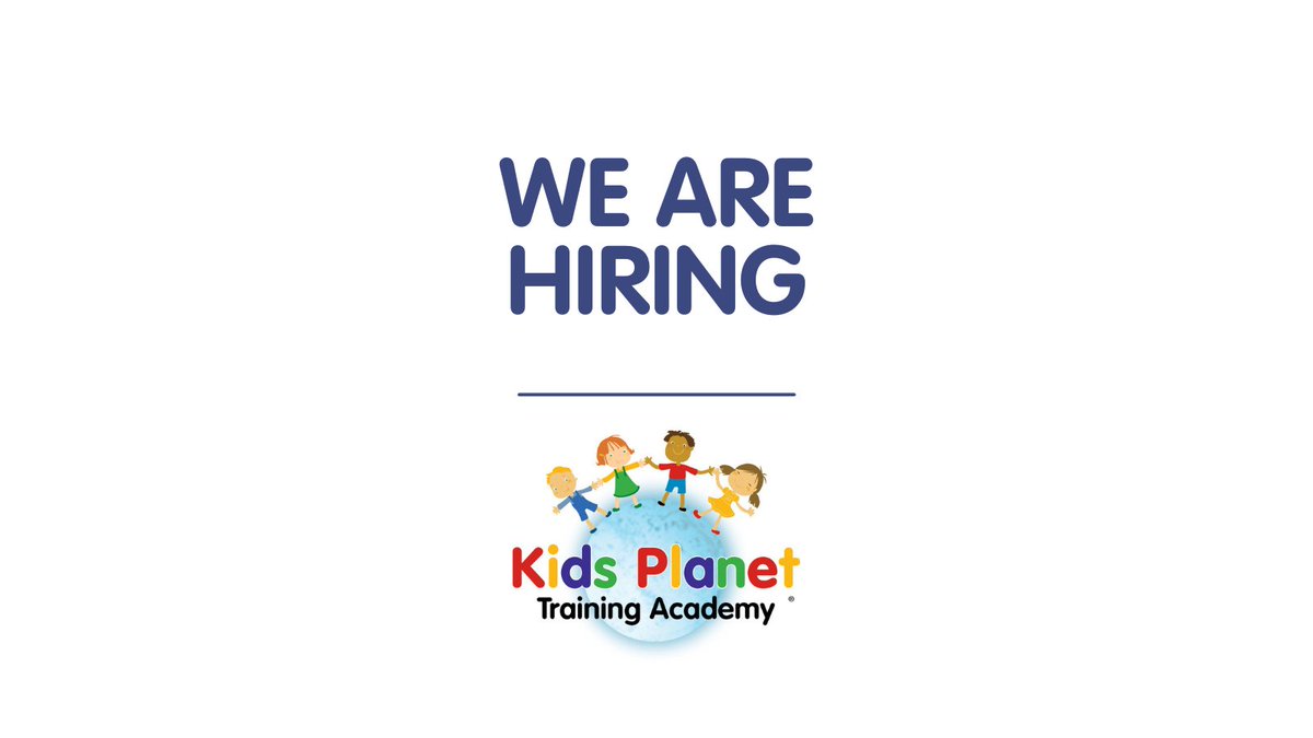 WE ARE HIRING!
With the ongoing successful growth of Kids Planet Training Academy, we're pleased to announce we are looking to recruit a range of additional dynamic, qualified delivery staff. Contact <a href="/GillyMason/">Gill Mason</a> gill.mason@kidsplanetdaynurseries.co.uk for details.