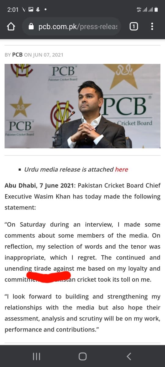bhattimajid's tweet photo. Ehsan Mani should fired him .⁦@TheRealPCB⁩ CEO crossed all limits https://t.co/s3syNqsA6Y