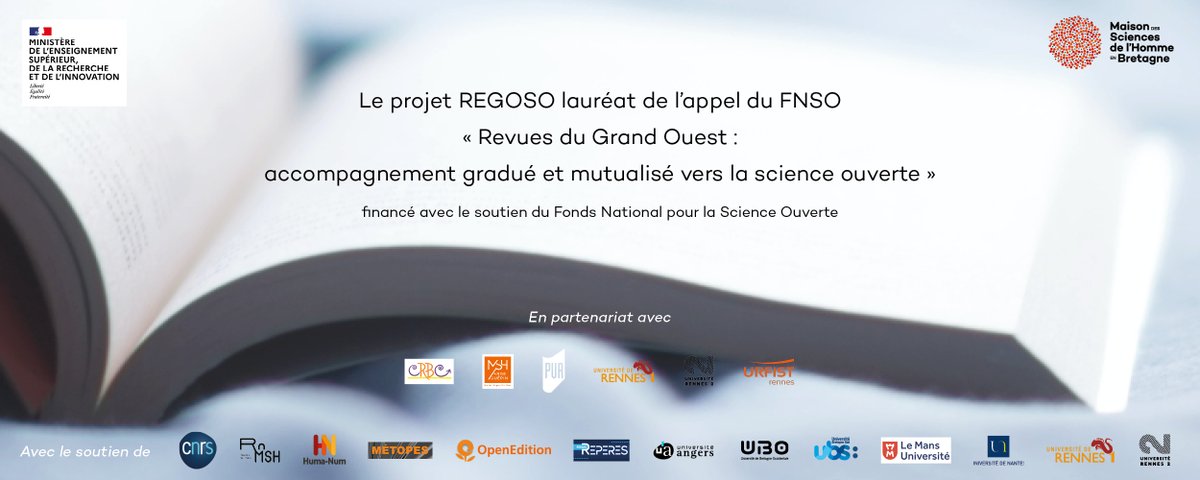MshBretagne's tweet photo. 📢La @MshBretagne recrute un·e chargé·e de référencement dans le cadre du projet #REGOSO #FNSO
#scienceouverte #OpenScience #SHS
📍Candidature au plus tard le 30 juin 2021
#Job #Emploi #OffreEmploi #Bretagne #Rennes
ℹ https://t.co/YDcPSnLmxv
@OpenEditionActu @Huma_Num https://t.co/84sevbL1Fc