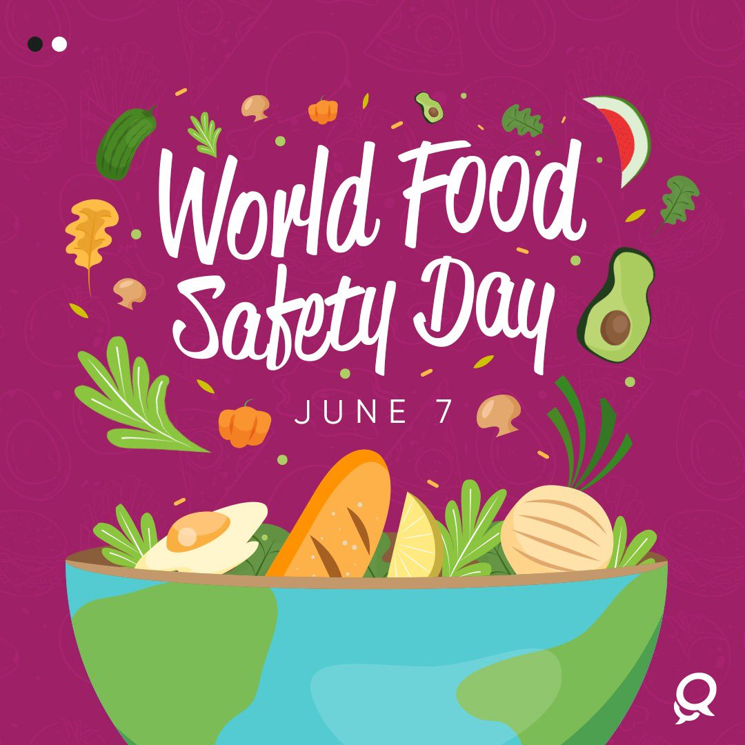 qatarliving's tweet photo. Food safety is a shared responsibility between governments, producers and consumers.  Everyone has a role to play from farm to table to ensure the food we consume is safe and healthy. — World Health Organization

#QLWorldDays #QatarLiving #WorldFoodSafetyDay #Qatar #WHO https://t.co/WvplCUD3aG