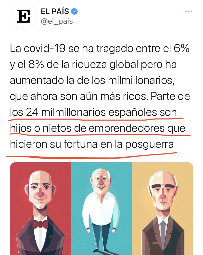 davidpareja's tweet image. “Hijos o nietos de emprendedores que hicieron su fortuna en la posguerra” porque familiares del dictador y su séquito quedaba un poco fuerte para ser lunes