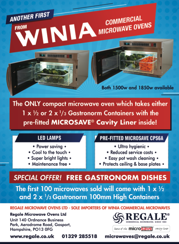 Another first from Winia commercial microwave ovens
@RegaleMicrowave