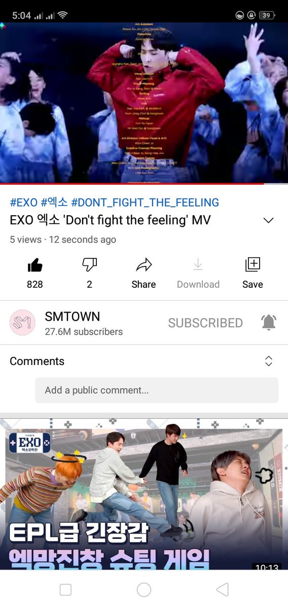 jongjongbros_'s tweet photo. DON'T FIGHT THE FEELING MV IS OUT NOW!😭😭😭😭😭 #DONT_FIGHT_THE_FELLING #EXO @weareoneEXO https://t.co/0myci5GAF9