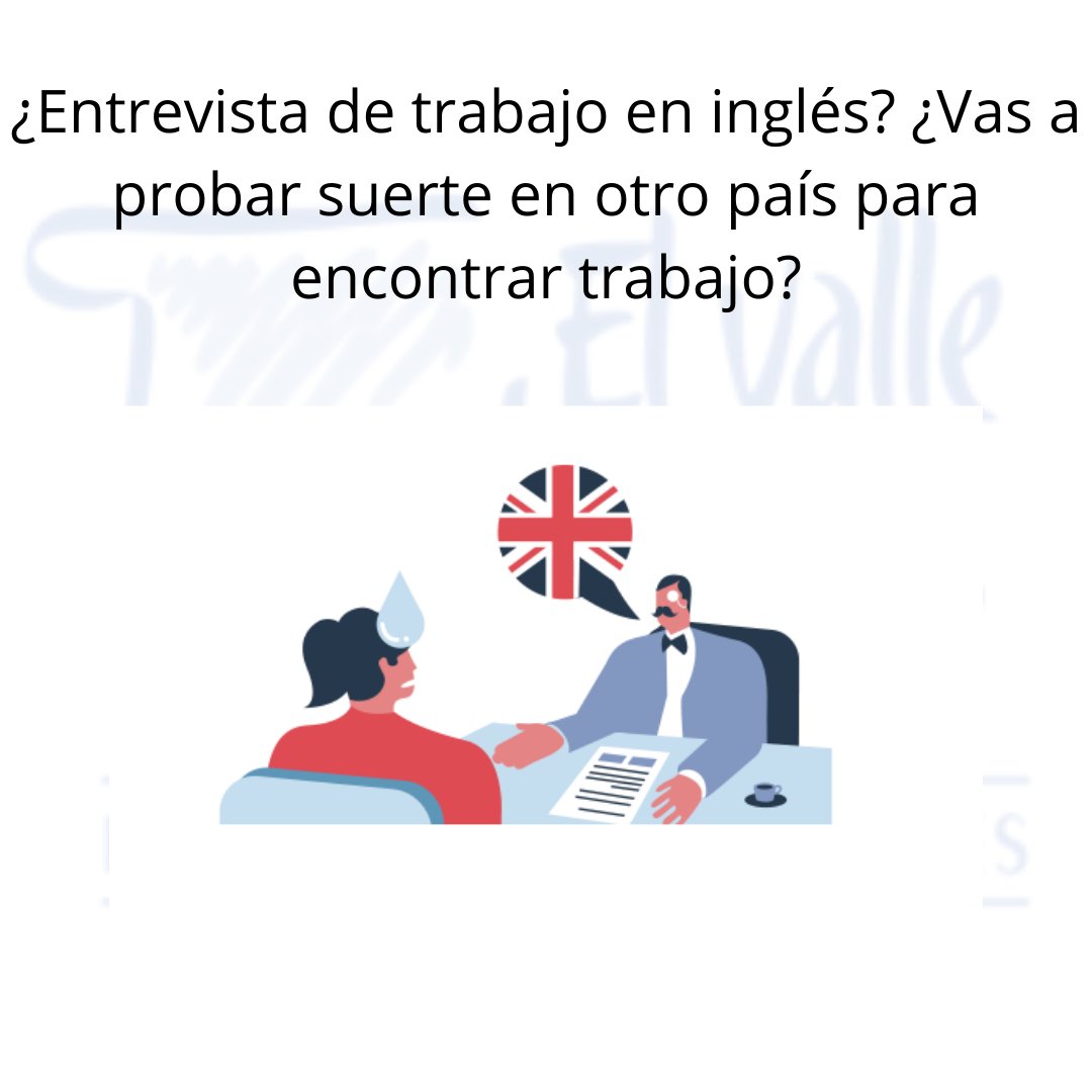elvalleingles's tweet photo. ¿Tienes una entrevista de trabajo y necesitas mejorar tu inglés? ¿Vas a probar suerte en otro país y quieres que se te entienda perfectamente?

Obtén más confianza hablando inglés gracias a nuestros cursos personalizados 1 to 1

Para obtener más información contacta con nosotros https://t.co/BWR9H2E34a