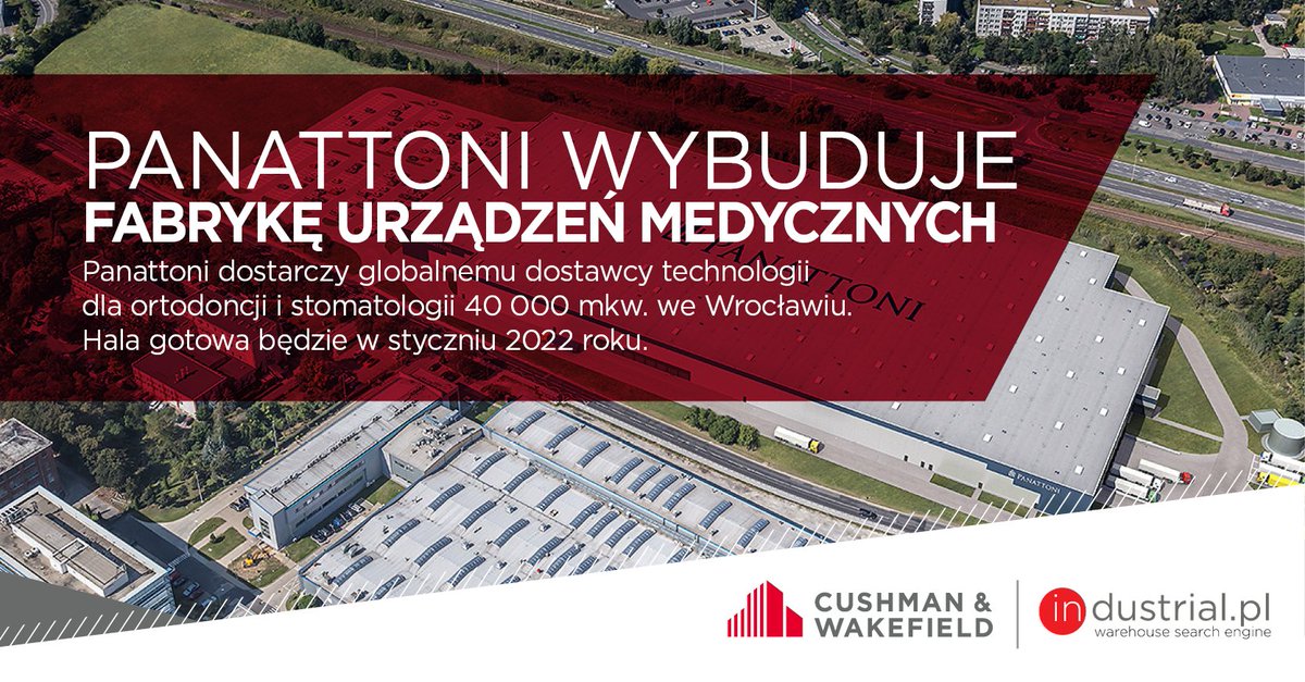 j_sinkiewicz's tweet photo. #MagazynowaMapaPolski / @PanattoniTweets  dostarczy globalnemu dostawcy technologii dla ortodoncji i stomatologii 40 000 mkw. we Wrocławiu. Hala gotowa będzie w styczniu 2022 roku: https://t.co/xTW5EBpwR7

#magazyny #inwestycje #logistyka #Wrocław https://t.co/Yg7jq6q3i0