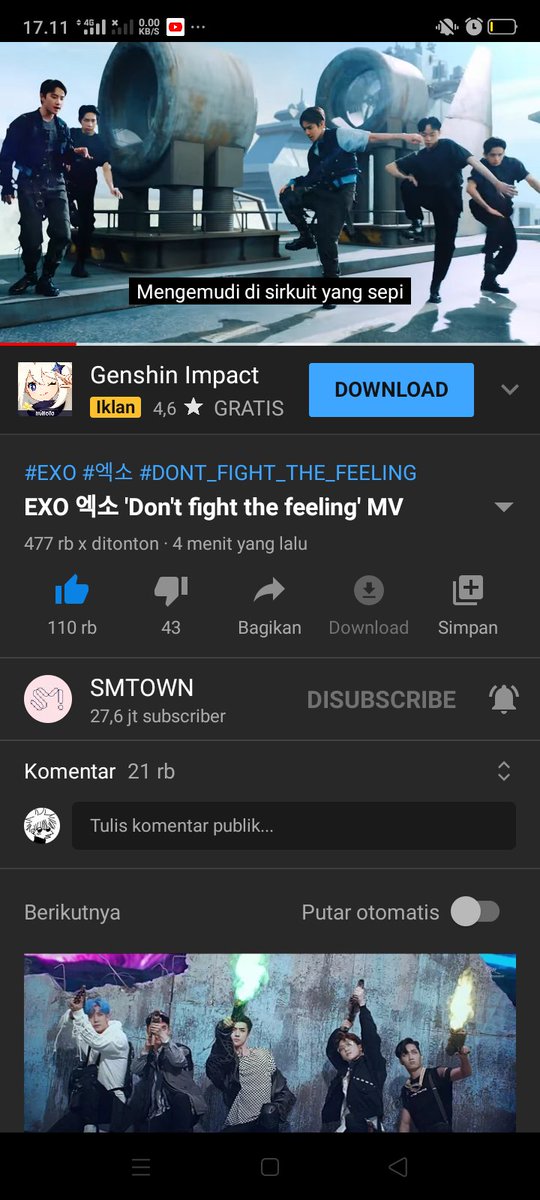 zylexo14's tweet photo. Udah keluar😭😭 nagis banget mana semuanya cakep" lagi lagunya asik bangett yaampun😭 fh lh mleyot aj gua dibikn nya💔😭😭

#DONT_FIGHT_THE_FEELING https://t.co/cIUzBkhl6K