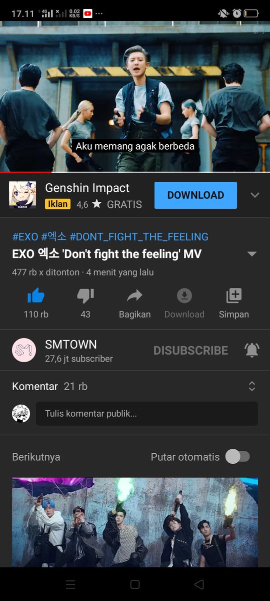 zylexo14's tweet photo. Udah keluar😭😭 nagis banget mana semuanya cakep" lagi lagunya asik bangett yaampun😭 fh lh mleyot aj gua dibikn nya💔😭😭

#DONT_FIGHT_THE_FEELING https://t.co/cIUzBkhl6K