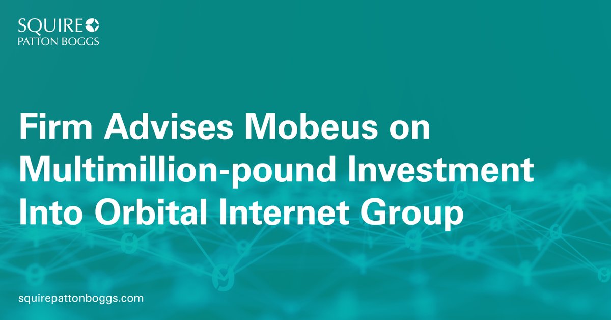 SPB_Global's tweet photo. #TeamSPB Leeds has advised @mobeusequity on their investment to Orbital, the independent Internet Services Provider, to accelerate targeted ultrafast #fibrebroadband rollout.

Read on here: https://t.co/ynAe1hS2nd https://t.co/VU7aR47b7c