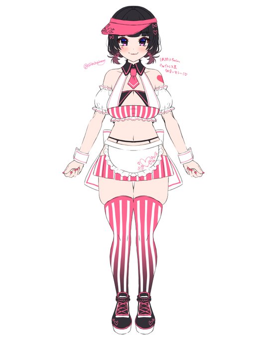 #ハプニなのです
ダイナー系ウェイトレス似合うと思うんだよな～～～～～～って言う妄想です🥰 
