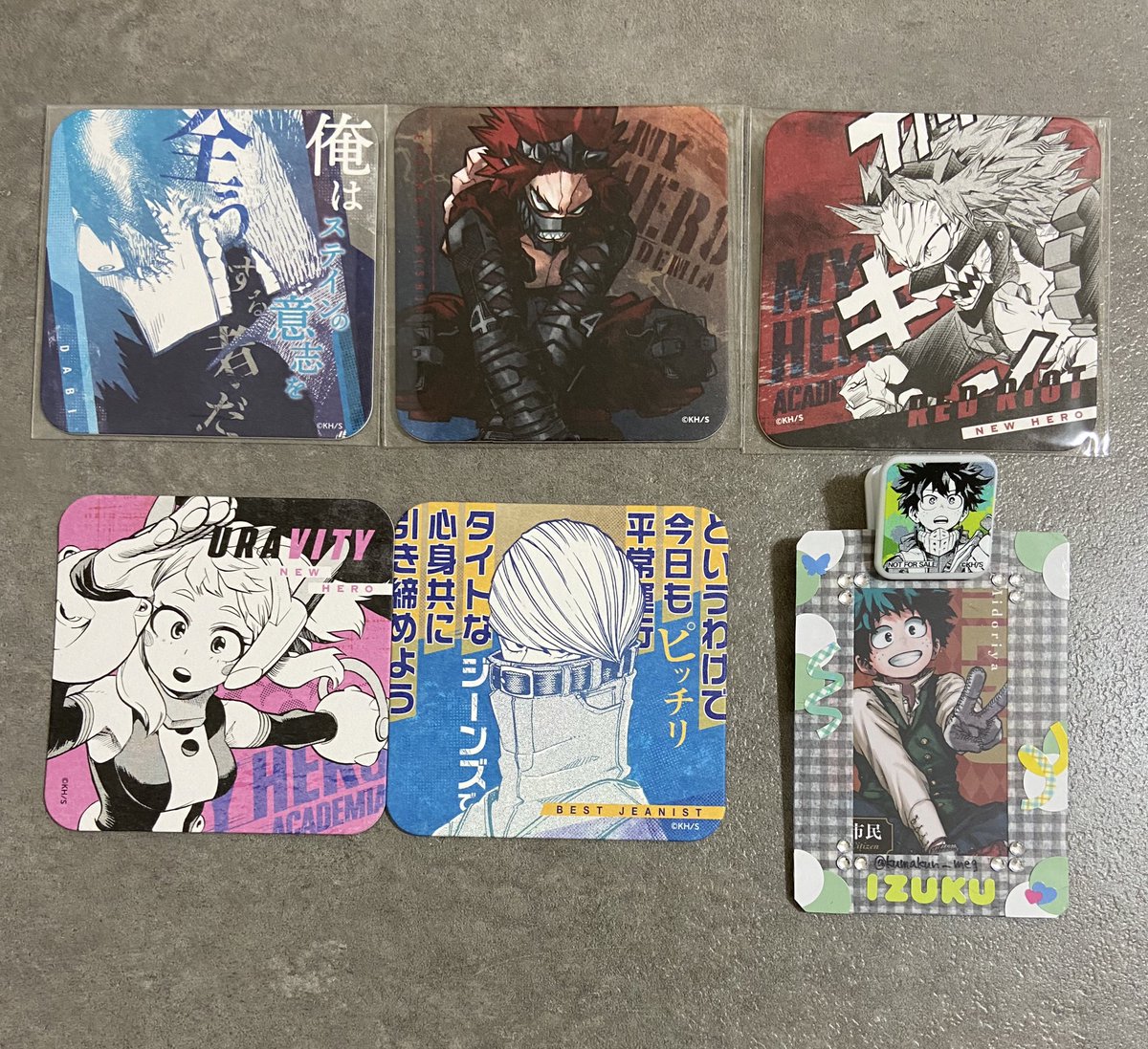 くま ツイフィ必読 ヒロアカ 僕のヒーローアカデミア コースター交換 譲 前弾切島 今弾荼毘 麗日 ベストジーニスト 求 緑谷 心操 天喰 耳郎 今弾 上段は緑谷 心操 天喰との交換優先 特典との交換の場合2 1可能 耳郎は買取もしております 10 検索